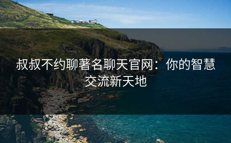 叔叔不约聊著名聊天官网：你的智慧交流新天地